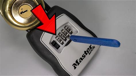 How To Open Master Lock Key Box (Without a Code).